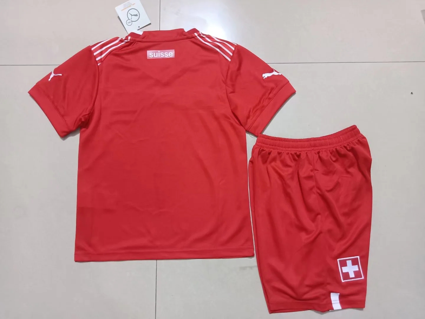 Kids-Switzerland 2022 World Cup Home Soccer Jersey